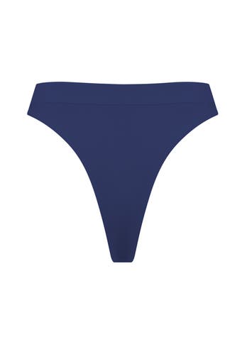 Navy Blue High Waist Bikini