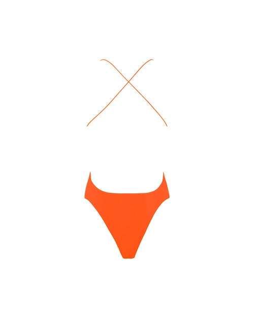 Tangerine-Orange-Cross-Back-Swimsuit-B